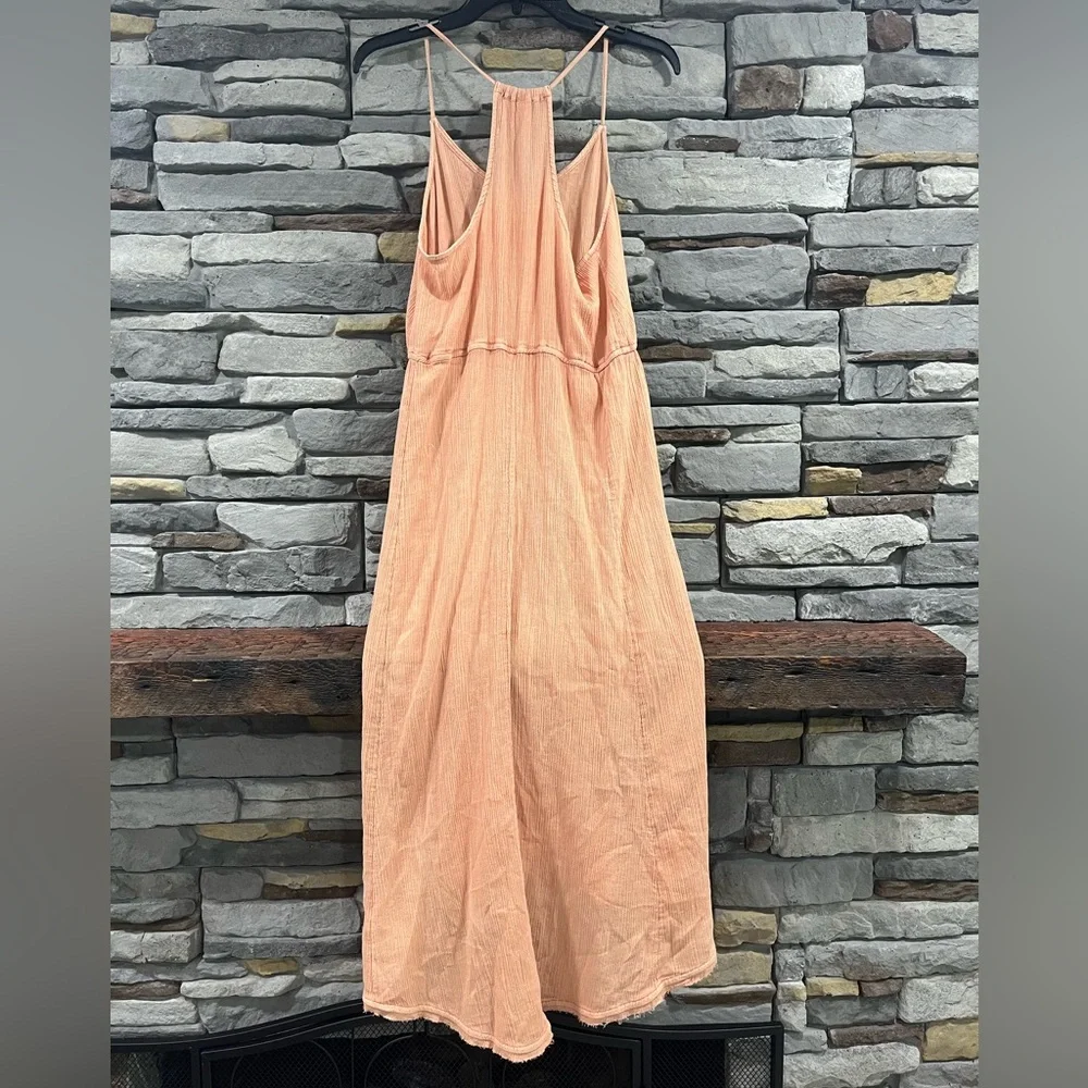 Daily Practice by Anthropologie midi Dress size small pink beach boho